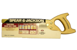 SPEAR & JACKSON Tenon Saw
Resharpenable <br/>
Fine 15 PPI